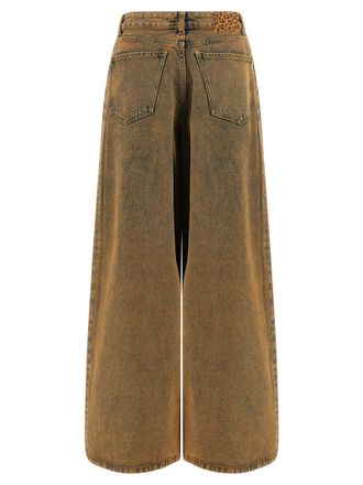 Alanui Womens Brown Cotton Jeans Denim Clothing