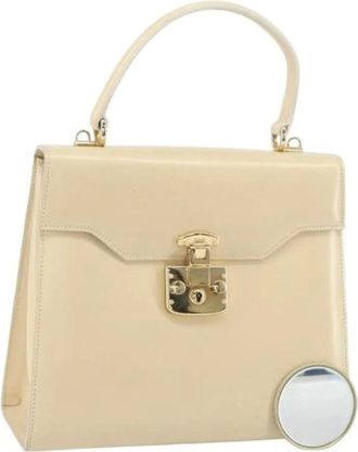 Gucci Pre-owned Handbags, female, Beige, Size: ONE SIZE Pre-owned Vintage Handbag