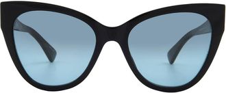 Moschino Grey Azure Butterfly Ladies Sunglasses MOS056/S 0807/GB 54