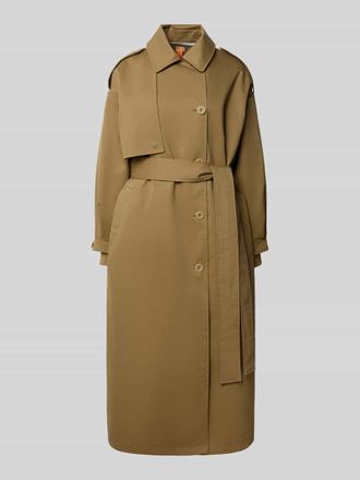 G-Lab Trenchcoat mit Knopfleiste Modell STELLA in Camel, Gr&ouml;&szlig;e XS