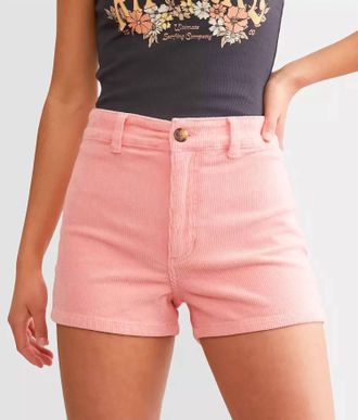 Billabong Soft Corduroy Short In Flamingo