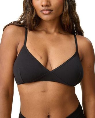 Kindred Bravely Every Stage Triangle Bralette in Black at Nordstrom, Size X-Small