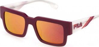 Fila Womens SFI314-516Y6X SFI314 51 516Y6X Sunglasses - Dark Red - One Size