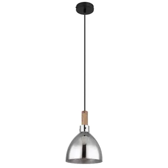 Globo Lighting Lampada A Sospensione - Mattea - Nero - Vetro - &Oslash; 20cm