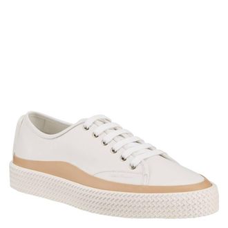 Ferragamo Storm Leather Low-Top Sneakers, Size 10.5