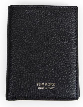 Tom Ford Grained Leather Folding Card Holder