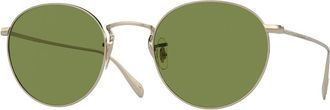 Oliver Peoples OV1186S Coleridge Sun 514552 Mens Sunglasses Gold Size 50