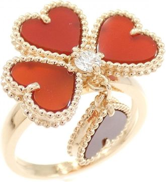 Van Cleef & Arpels Pink Gold (18K) Band Ring (Pre-Owned)