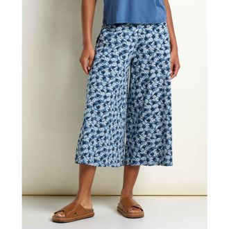 Toad & Co Chaka Culotte Pant in Pacific Blue Print at Nordstrom, Size X-Small