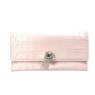 Alexander Wang Pre-owned Leather Wallet - Dames - Pre-owned - Roze - Maat: ONE Size Leer