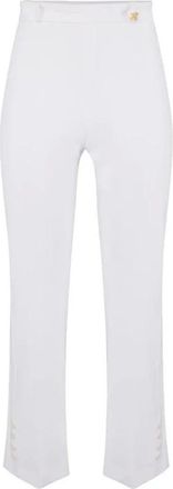 Elisabetta Franchi Donna, Pantaloni, Bianco, M, new