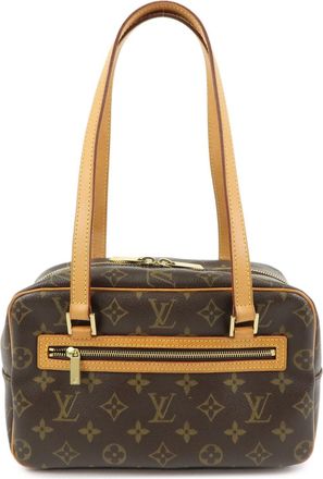 Louis Vuitton Cite Monogram Canvas Brown Canvas Handbag (Pre-Owned)