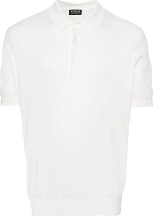 Ermenegildo Zegna cotton polo shirt - men - Cotton - 48 - White