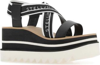 Stella McCartney Womens Elyse Sandals Black
