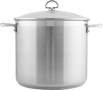 Chantal Induction 21 Steel 12 qt. Stock Pot w/ Glass Lid