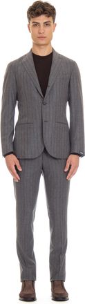 Barba Comfort Wool Pinstripe Suit