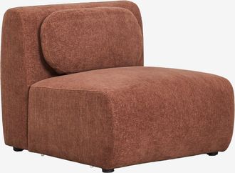 Sklum M&oacute;dulo Central Para Sof&aacute; Modular En Chenilla Coquette Sklum