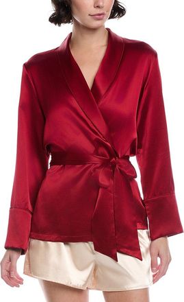 Petite Plume Mulberry Silk Short Robe