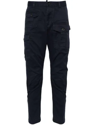 Dsquared2 Sexy tapered cargo trousers - men - Cotton/Spandex/Elastane/Cotton - 46 - Blue