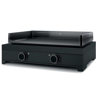 Forge Adour plancha elettrica 3200w 60,5x42cm nera - MODERNE60AN - forge adour