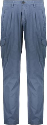 Moorer Lichtblauwe broek met zakken - Heren - Straight fit broeken - Blauw - 4XL - Katoen - Broeken