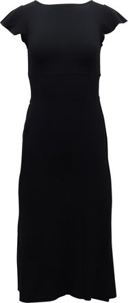 Diane Von Fürstenberg Diane Von Furstenberg Lourdes Cut Out Back Dress in Black Triacetate