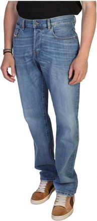 Diesel Straight Fit Jeans, male, Blue, W29, Regular Straight Cotton Blend Jeans