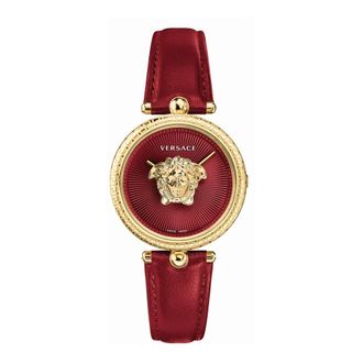 Versace Palazzo Empire - Dames - Horloges - Rood - ONE Size - Leer - Accessoires