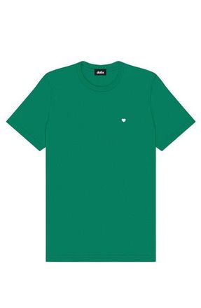 Dalix Mens Lil Heart Midweight Cotton Tee in Kelly Green at Nordstrom, Size Xxx-Large