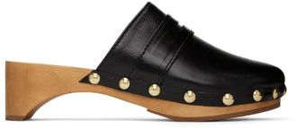 サンダル・ミュール Staud Sloane Black Leather Sandals Sloane - Black – Canvas
