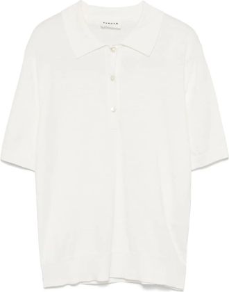 P.A.R.O.S.H. Polo in maglia fine - Bianco
