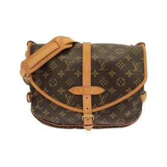 Louis Vuitton Pre-owned Monogram Coated Canvas Shoulder Bag - unisex - Louis Vuitton Vintage - Vintage Shoulder Bags - Brown - ONE SIZE - Pre-owned
