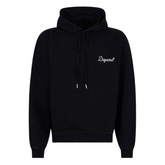 Dsquared2 Hoodies, male, Black, Size: XL Dsquared2 Sweaters Black