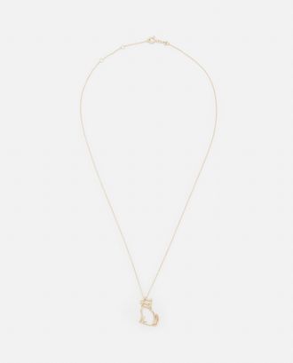 Aliita Collana Dorata Con Ciondolo Miau