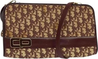 Dior Pre-owned Trotter Canvas Schoudertas - Dames - Vintage Schoudertas - Veelkleurig - ONE Size - Vintage