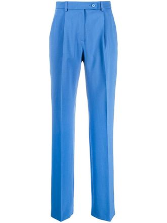 Alberta Ferretti Pantaloni sartoriali dritti - Blu