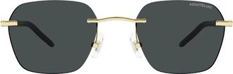 Montblanc Montblanc - Mb0270S Zonnebril - Heren - Accessoires - Zwart - Maat: 51 MM