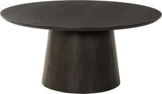 Moloo Mesa de centro de 80 cm en marr&oacute;n oscuro