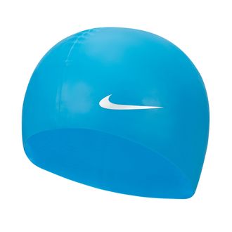 Nike Swim Big Kids Silicone Cap in Blue | TESS0106-458