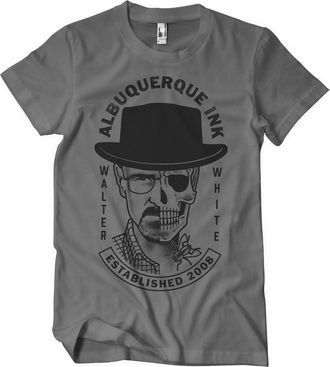 Breaking Bad Officially Licensed Albuquerque Ink Mens T-Shirt (Dark Grey), XX-Large