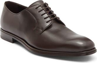 Ferragamo Leather Derby in Brown at Nordstrom, Size 11.5