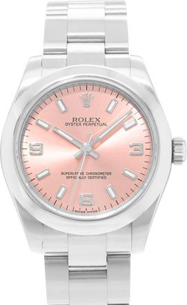 Rolex Pre-owned Rolex Oyster Perpetual 31 Automatic Pink Dial Ladies Watch 177200 PSO