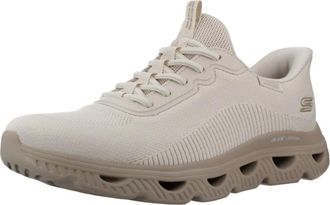 Skechers Bobs Sport Arc Waves - Dames - Sneakers - Beige - 41 EU - Schoenen