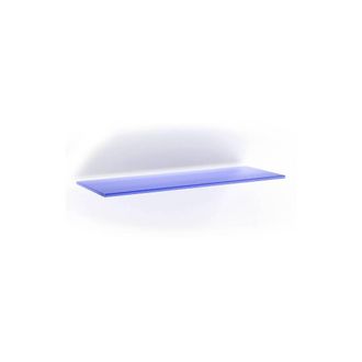 Bolis Italia 5 X Mensola Vitra 6 Mm Blu 15x60 Cm