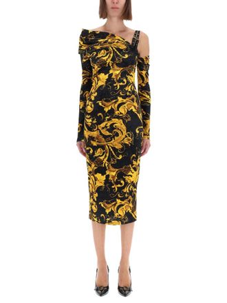 Versace Jeans Couture Kleid mit Porzellanbarock-Print von Versace Jeans Couture