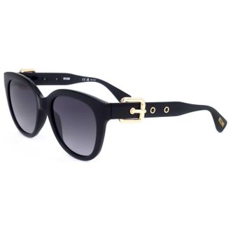Moschino Womens 54mm Black Sunglasses