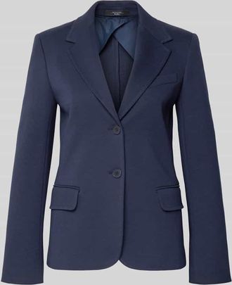 Max Mara Regular Fit Blazer aus Baumwoll-Mix Modell GINNASTA in Marine, Gr&ouml;&szlig;e XXL