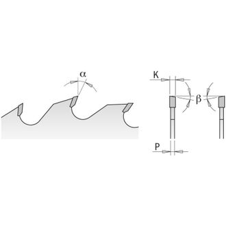 CMT 277.024.12m Sierra Multiple Con Dentones 300x4x30 Z=24+4 Atb