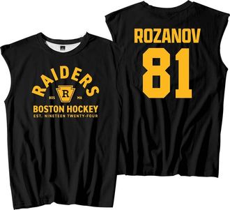 Generic Heated Rivalry Rozanov 81 Merch Tank Tops Sleeveless T-Shirt Unisex Casual Outdoor Sportwear (XXL,Black)