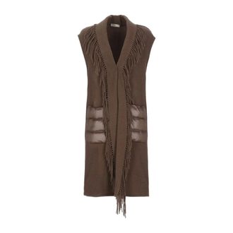 Herno Dames, Truien, Bruin, Maat: M Wol